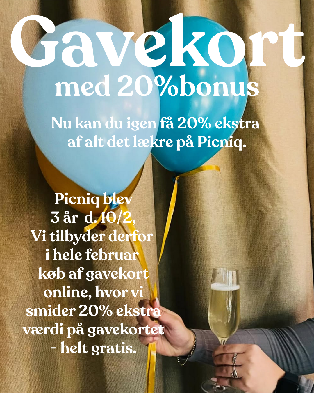 GAVEKORT MED BONUS-opslag
