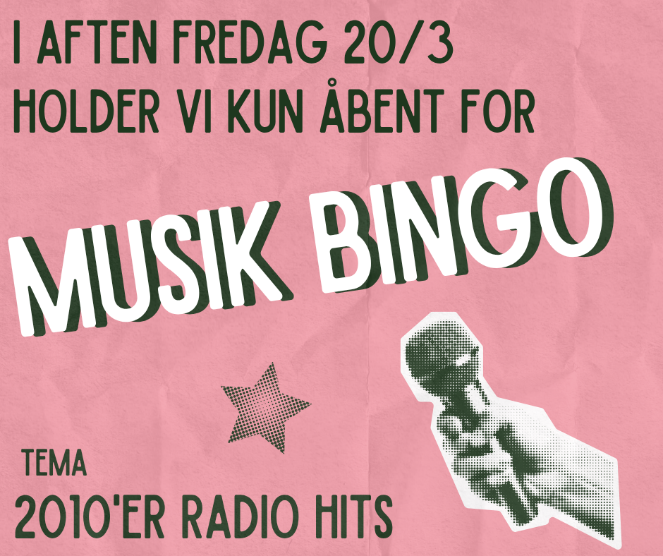 Musik bingo facebook og hjemmeside